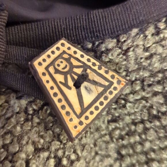 Allure vintage textured patchwork abstract boho jacket - Picture 5 of 7